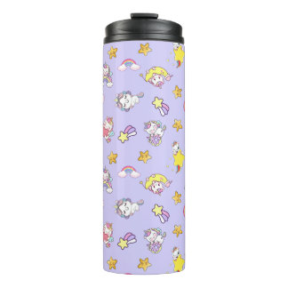 Bouteilles Isothermes Unicorne Rainbow Star Lumière Purple Thème