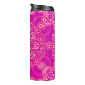 Bouteilles Isothermes Unique Motif rose violet rose clair (Tourné sur la droite)