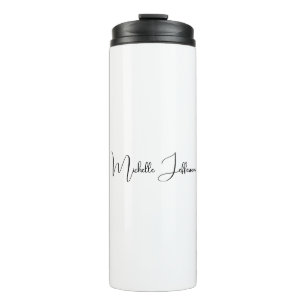 Bouteilles Isothermes Unique Stylish Moderne Calligraphie Plain