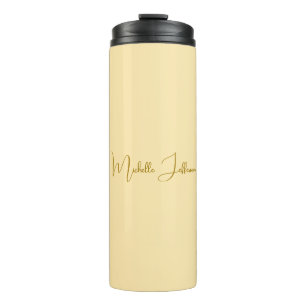 Bouteilles Isothermes Unique Stylish Moderne Calligraphie Plain Couleur 
