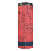 BOUTEILLES ISOTHERMES URBAN RED NAVY OXFORD UNIVERSITY UK PASSERELLE (Dos)