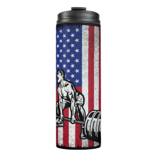 Bouteilles Isothermes USA American Flag haltérophilie