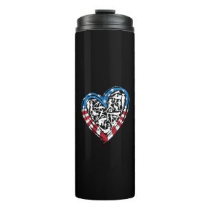 Bouteilles Isothermes USA Flag American Runner - Runt Heart