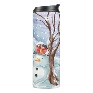 Bouteilles Isothermes Vacances d'hiver Snowman