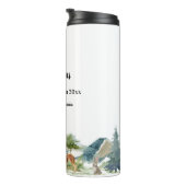 Bouteilles Isothermes Vacances en famille bois forêt animaux cerfs (Tourné sur la droite)