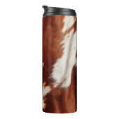 Bouteilles Isothermes Vache blanche Brown de l'Ouest (Tourné sur la droite)