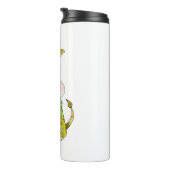 Bouteilles Isothermes Vache blanche couleur blanc mignon (Tourné sur la droite)