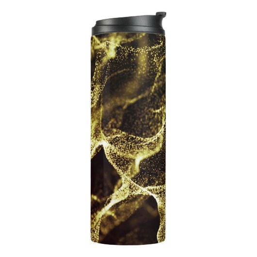 Bouteilles Isothermes Vague de points futuristes : Arrière - plan dynami (Tourné sur la gauche)