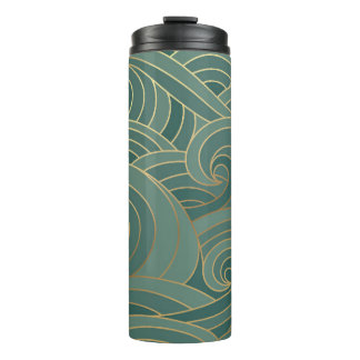 Bouteilles Isothermes Vague d'or : Traditionnel luxe oriental