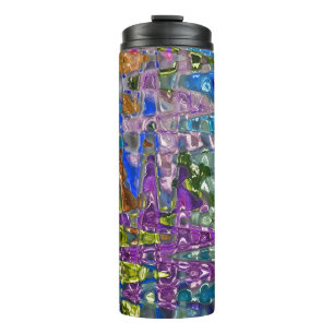 Bouteilles Isothermes Vague en verre arc-en-ciel #444 -