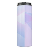 Bouteilles Isothermes Vagues Abstraites Bleu rose Bleu Thermal Tumbler (Dos)