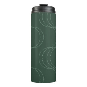 Bouteilles Isothermes Vagues de calme vert mousse olive profond