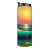 Bouteilles Isothermes Vagues océaniques dramatiques et reflet des couche (Tourné sur la droite)