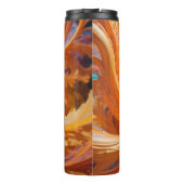 Bouteilles Isothermes Vagues psychédéliques colorées (Dos)