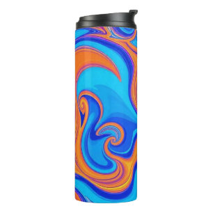 Bouteilles Isothermes Vagues psychédéliques colorées