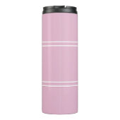 Bouteilles Isothermes Vaisselle avec Initiales Monogrammes Chic Féminin (Dos)