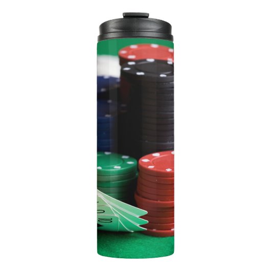 Bouteilles Isothermes Vaisseur POKER monogramme personnalisé (Devant)