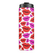 Bouteilles Isothermes Valentines des lèvres rouges et roses (Devant)