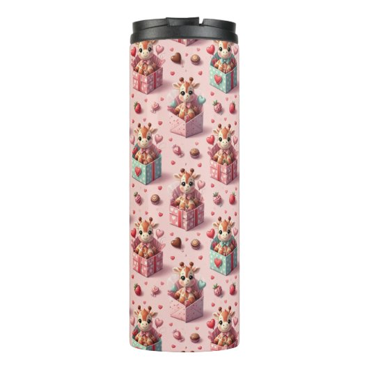 Bouteilles Isothermes Valentine's Giraffes (Dos)