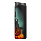 Bouteilles Isothermes Vampire Chat et Assistant Citrouille Halloween Sur (Tourné sur la droite)