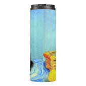 Bouteilles Isothermes Van Gogh Black Kitten avec fils (Dos)