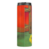 Bouteilles Isothermes Van Gogh Style Chat noir (Dos)