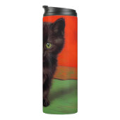 Bouteilles Isothermes Van Gogh Style Chat noir (Tourné sur la droite)