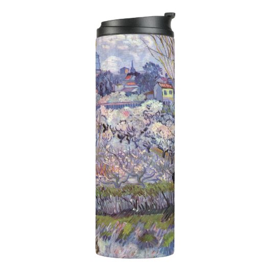 Bouteilles Isothermes Van Gogh Vue Arles Jardin Fleuri (Tourné sur la gauche)