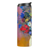 Bouteilles Isothermes Vase blanc avec fleurs Odilon Redon (Tourné sur la gauche)