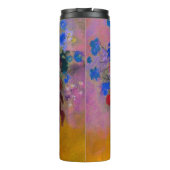 Bouteilles Isothermes Vase blanc avec fleurs Odilon Redon (Dos)