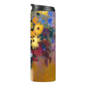 Bouteilles Isothermes Vase blanc avec fleurs Odilon Redon (Tourné sur la droite)