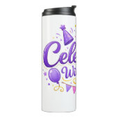 Bouteilles Isothermes Vaso Térmico con Diseño “Celebrate With Me” | Idea (Tourné sur la gauche)