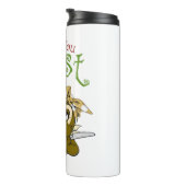 Bouteilles Isothermes vaso térmico de ardilla comiendo (Tourné sur la droite)