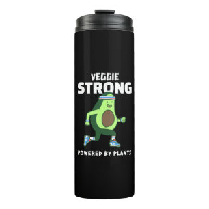 Bouteilles Isothermes Veggie Strong, Powered by plantes