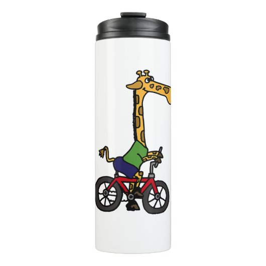 Bouteilles Isothermes Vélo cool Giraffe équitation (Devant)
