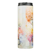 Bouteilles Isothermes Vélo et fleurs  (Dos)