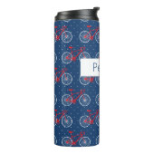 Bouteilles Isothermes Vélo rouge et blanc (Tourné sur la gauche)