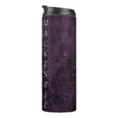 Bouteilles Isothermes Velvet Grad | Améthyste Joyau pourpre Tone Grunge (Tourné sur la droite)