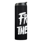 Bouteilles Isothermes Vendredi 13 | Logo empilé peint (Tourné sur la gauche)