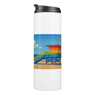 Bouteilles Isothermes Venice Beach Rainbow Lifeguard Stand