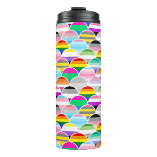 Bouteilles Isothermes Ventilateurs de drapeau de fierté LGBTQIA+ Queer e