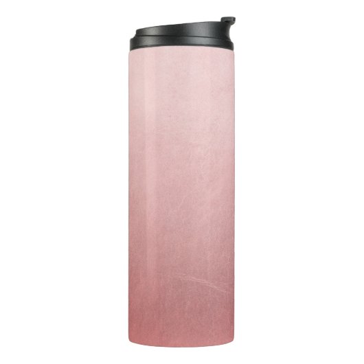 Bouteilles Isothermes Verre chic minimal rose or rose (Tourné sur la gauche)