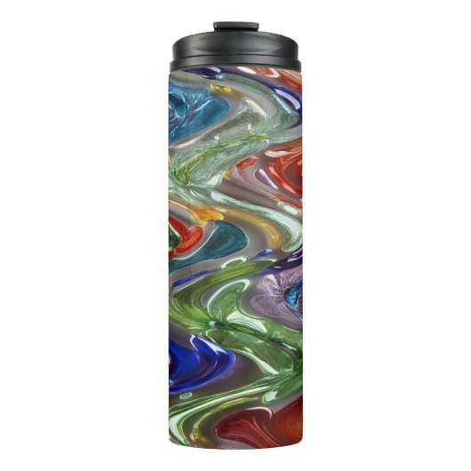 Bouteilles Isothermes Verre coloré sans fin - (Devant)