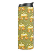 Bouteilles Isothermes Verres de motif de bière (Tourné sur la gauche)