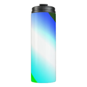 Bouteilles Isothermes Vert bleu arc-en-ciel texture abstraite motif art