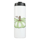 Bouteilles Isothermes vert plat citrouille (Devant)