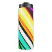 Bouteilles Isothermes Vert Violet Et Jaune Abstrait 609 (Devant)