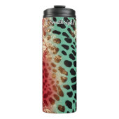 Bouteilles Isothermes Vertical Panel Animal Print Collage (Devant)