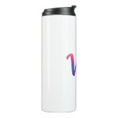 Bouteilles Isothermes Vibe Rainbow Gradient Script Thermal Tumbler  (Tourné sur la gauche)