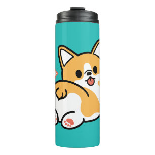 Bouteilles Isothermes Vibes Corgi Butt et Nap - Joli chien couché